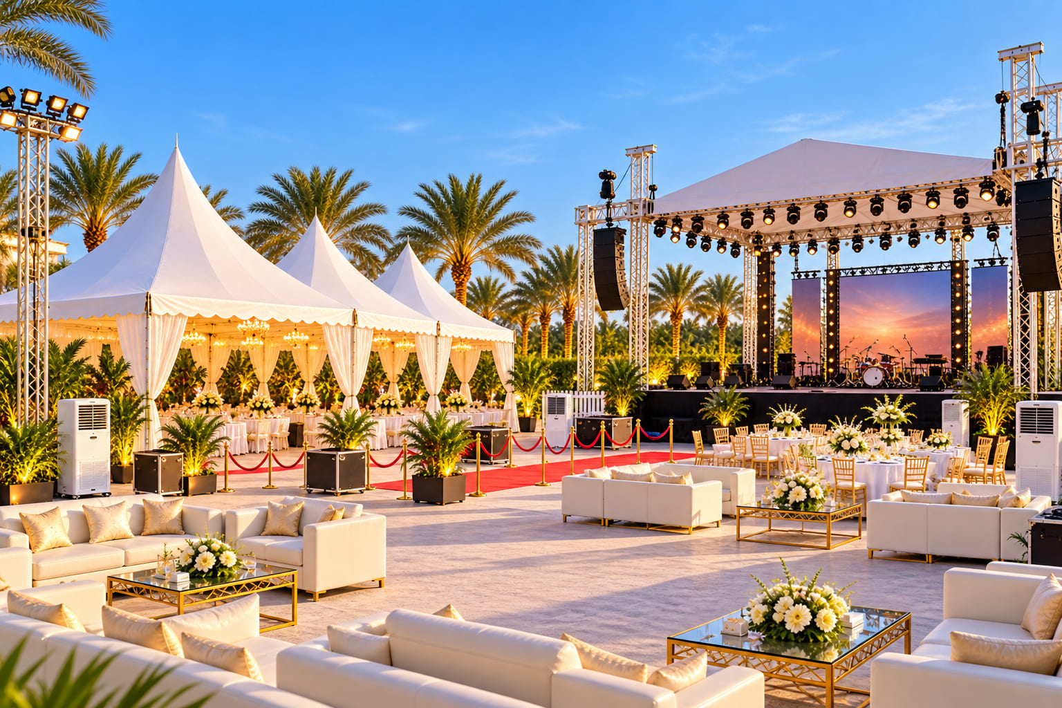 Event setup support