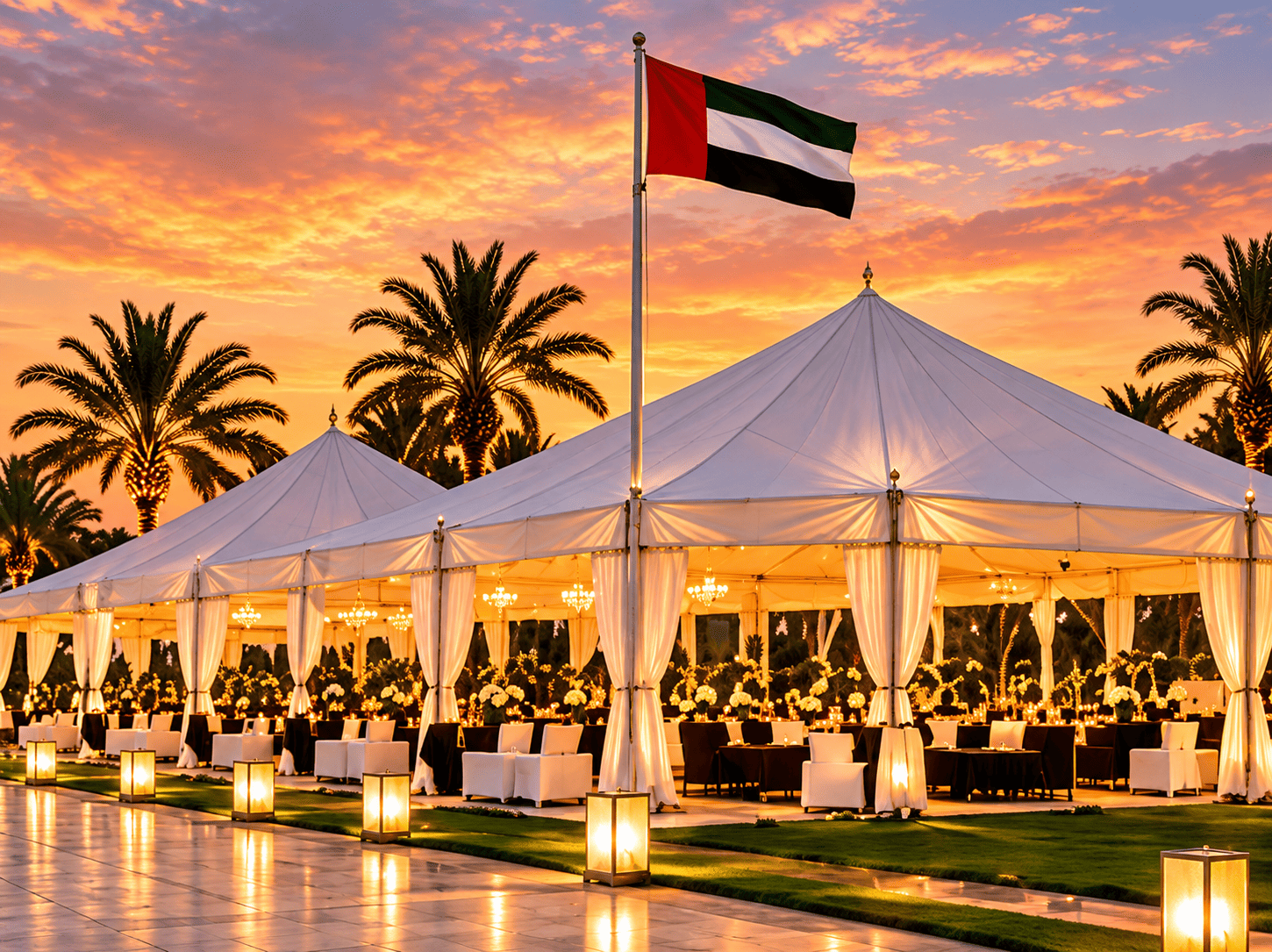 Premier Tent & Events event setup in Abu Dhabi